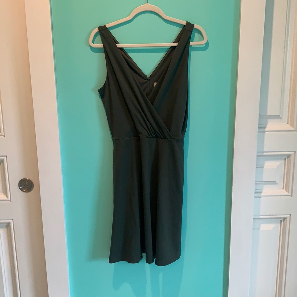 Hunter green loft dress barely used!